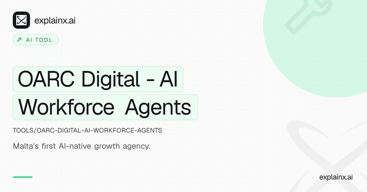 OARC Digital - AI Workforce Agents — AI tool | explainx.ai | explainx.ai