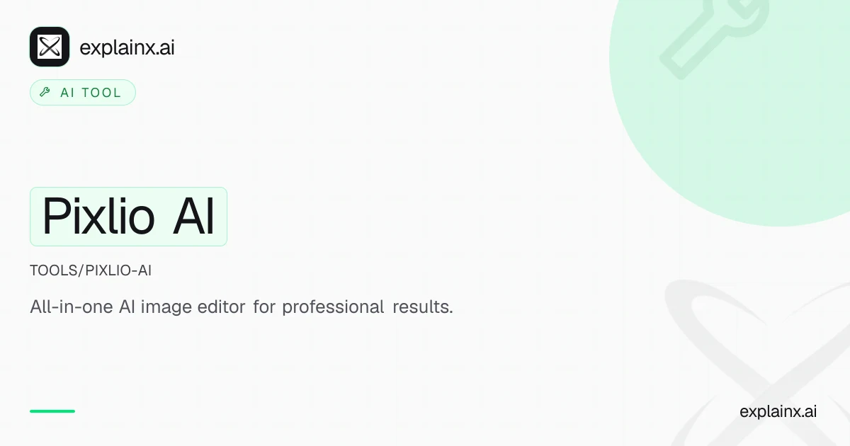 Pixlio AI — AI tool | explainx.ai | explainx.ai