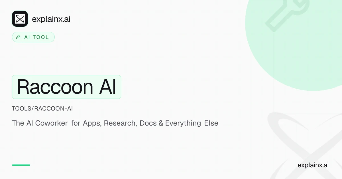 Raccoon AI — AI tool | explainx.ai | explainx.ai