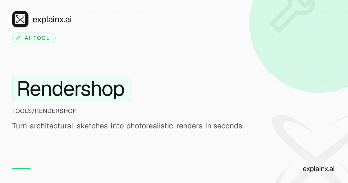 Rendershop — AI tool | explainx.ai | explainx.ai