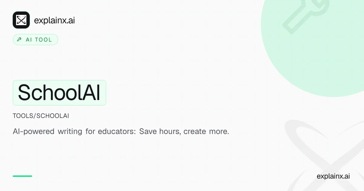 SchoolAI — AI tool | explainx.ai | explainx.ai