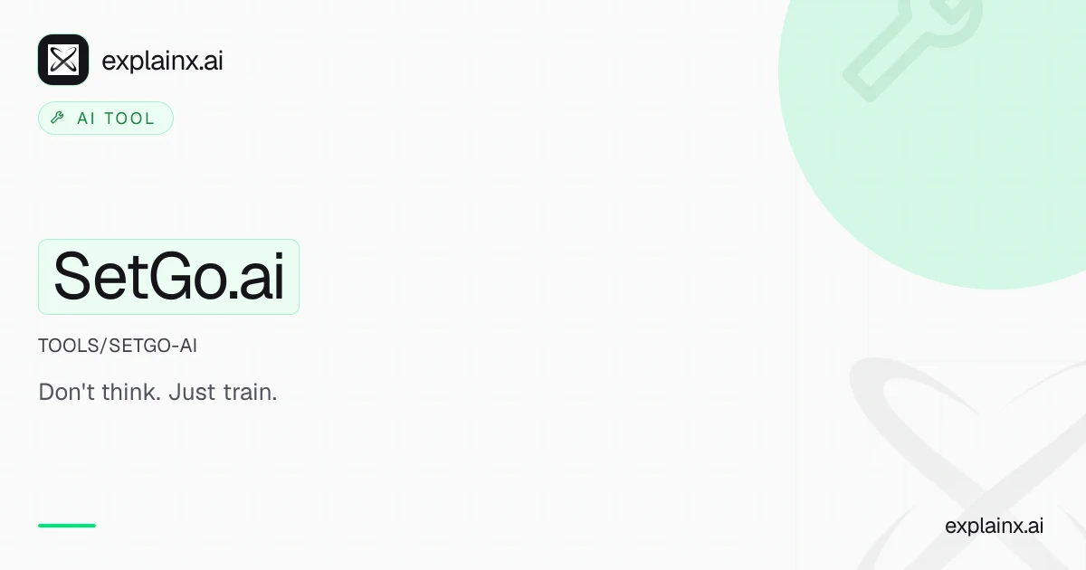 SetGo.ai — AI tool | explainx.ai | explainx.ai