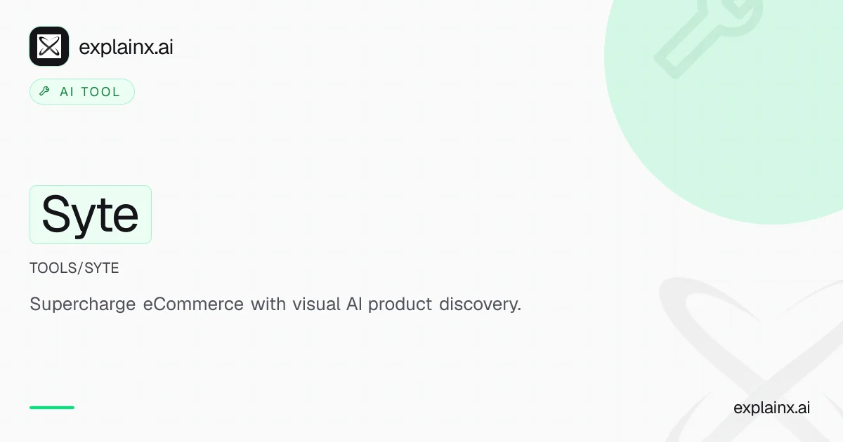 Syte — AI tool | explainx.ai | explainx.ai