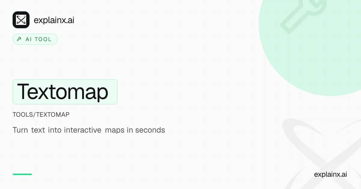 Textomap — AI tool | explainx.ai | explainx.ai