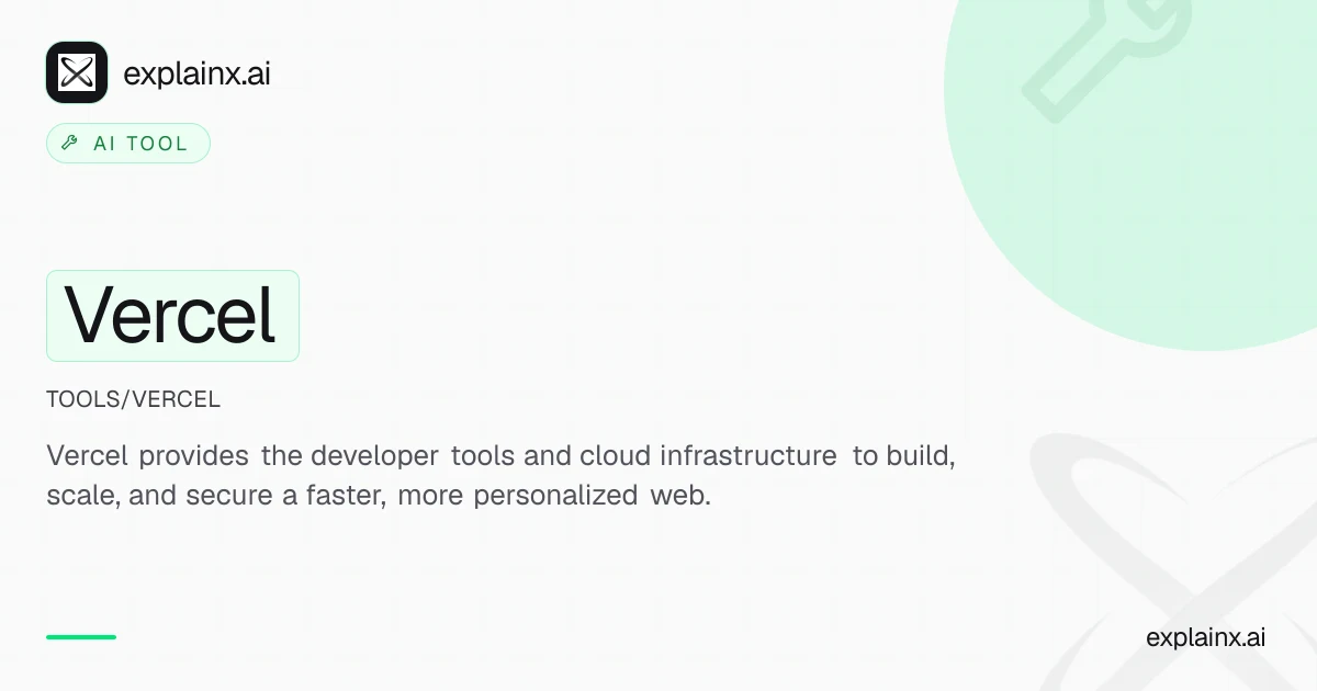 Vercel — AI tool | explainx.ai | explainx.ai