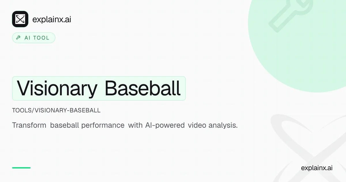Visionary Baseball — AI tool | explainx.ai | explainx.ai