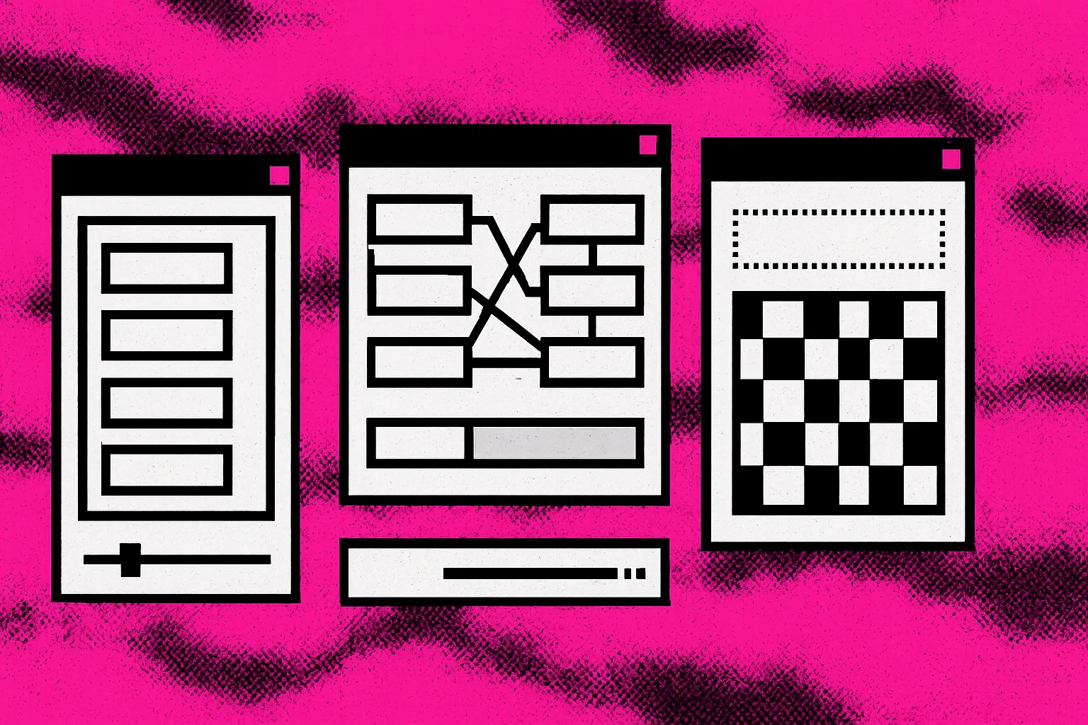 Retro desktop window reordering a ranked list of results by score
